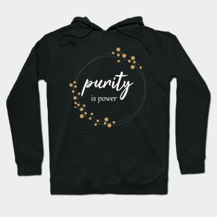 purity is power Hoodie